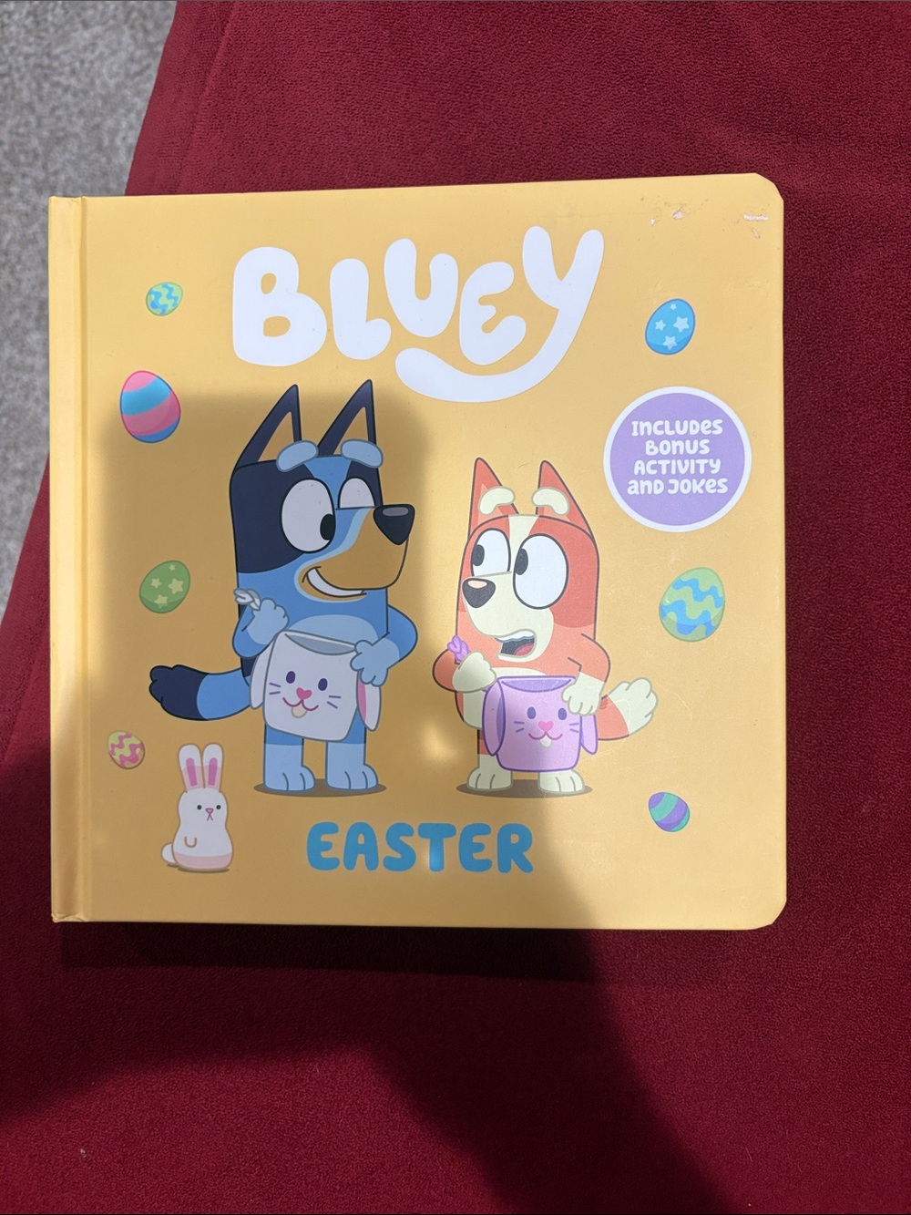 Bluey Easter Board Book - Yellow Cover